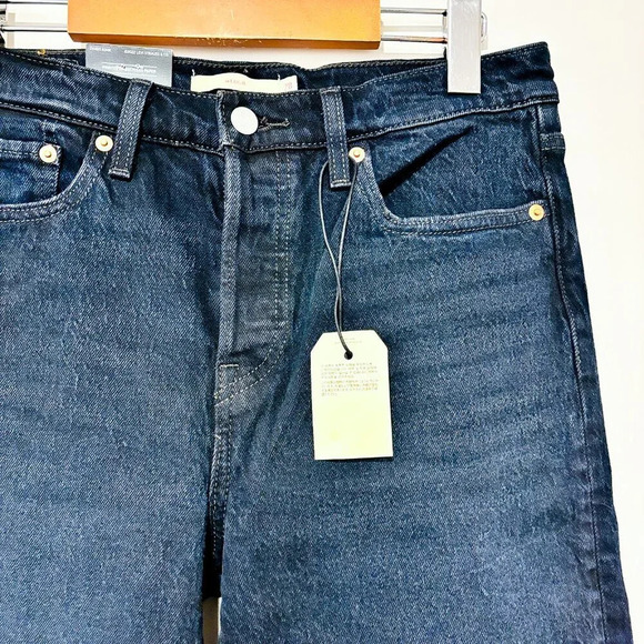 LEVI'S Wedgie black tapered women's jeans - Picture 8 of 12